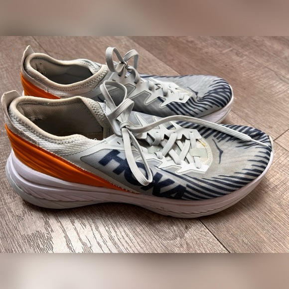 HOKA one one Carbon X-SPE RUNNING proflyx Sneakers blue orange Size 12 $159 - Picture 1 of 7